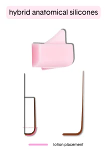 Glueless Hybrid Anatomical Silicones – Ασπίδες Lash Lift Χωρίς Κόλλα - Σετ 5 ζεύγη