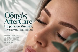 Οδηγός AfterCare Ημιμόνιμου Μακιγιάζ - MicroWonders - Aesthetic Art Academy ημιμονιμο μακιγιαζ AfterCare διαδικασια επουλωσης