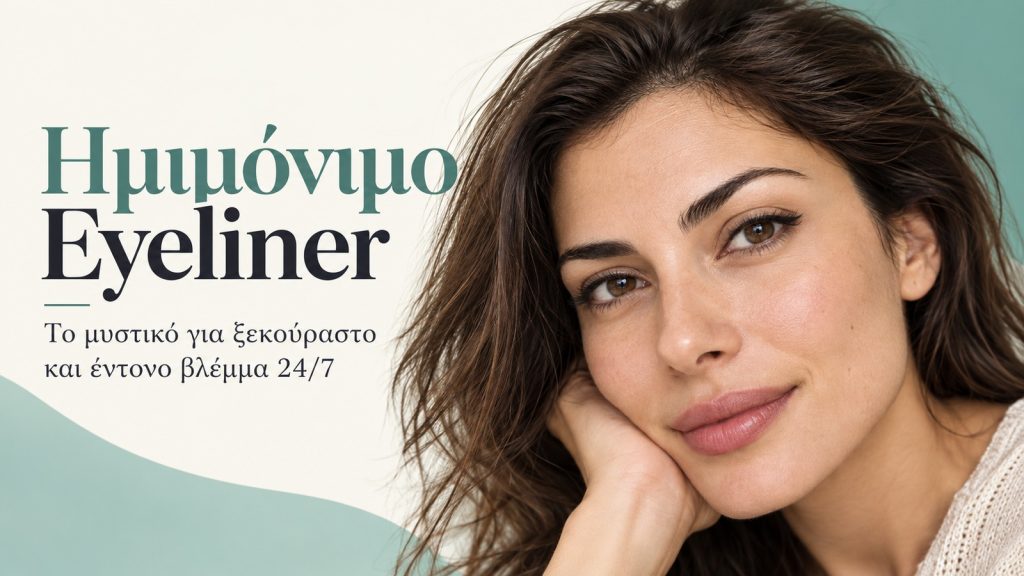 Ημιμόνιμο Eyeliner: Το μυστικό για ξεκούραστο και έντονο βλέμμα 24/7